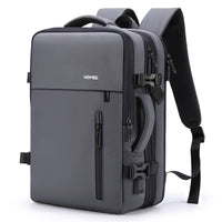 1 x RAW Customer Returns HOMIEE Extendable Travel Backpack 40L Anti-Theft PC Laptop Holder 15.6 Inch Backpacks Waterproof Rucksack with USB Work Bag for College University School Travel Doctor Men Women - RRP €62.99