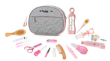 1 x RAW Customer Returns Pandagies PARIS - Professional baby care kit, 13 accessories, complete, for baby file, electric, toiletry bag, baby, maternity, thermometer, for children, comb, infant, candy pink, - RRP €44.97