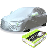 1 x RAW Customer Returns BEXITA Car Cover Full Garage Tarpaulin Car Garage Dustproof Windproof Snowproof UV Protection Outdoor Winter Car Cover Universal Fit for Hatchback Length up to 430cm  - RRP €38.98