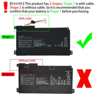 1 x RAW Customer Returns BLESYS B31N1912 C31N1912 Battery for ASUS Vivobook 14 E410MA L410MA E410KA E510KA E510MA R429MA Series Laptop 0B200-03680000 0B200-03680200 - RRP €53.99