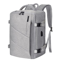 1 x RAW Customer Returns Leyrica travel backpack hand luggage 40x20x25 for Ryanair Wizzair waterproof outdoor daypack school bag sports backpack laptop backpack hiking backpack light grey  - RRP €36.38