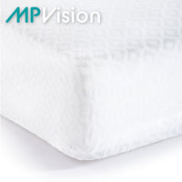 1 x RAW Customer Returns MP VISION - Double mattress cover 180x200 in adjustable elastic Jacquard cotton with 30cm corners - anti-mite double mattress cover - washable - RRP €19.57