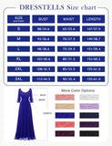 1 x RAW Customer Returns DRESSTELLS Women s Formal Dresses for Wedding Chiffon Maxi Bridesmaid Dresses Floor Length Dresses Plus Size Sleeves Cocktail Dress for Wedding Royal Blue 3XL - RRP €60.29