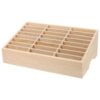 1 x RAW Customer Returns Operitacx Box Cell Phone Storage Box Cell Phone Storage Box Cell Phone Prison Classroom Cell Phone Holder Wooden Box With Wooden Pencils Desktop Cell Phone Organizer Coffee Office Accessories Bag Wooden - RRP €37.09