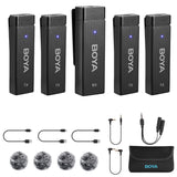 1 x RAW Customer Returns BOYA by-W4 2.4GHz Wireless Lavalier Microphones for Camera, Samartphone, DSLR Camcorder, Omnidirectional External Lapel Microphone for Video Recording, Podcast, Youtube - RRP €249.95