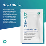 1 x RAW Customer Returns 5 x Aydmed drug test drug test for seven drugs Urine Drug Test Tests for cocaine, opiates, methadone, amphetamines, cannabis, ecstasy and benzodiazepines - RRP €17.99