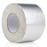 1 x RAW Customer Returns Aluminum Butyl Tape Waterproof Adhesive Tape 100mmx10Mx1.5mm T Butyl Sealing Tape Aluminum Foil Self-Adhesive Repair Tape for Sealing and Fixing Leaks, BOMEI PACK - RRP €29.23