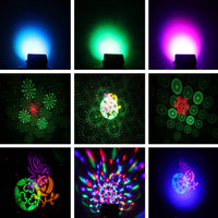 1 x RAW Customer Returns Party Stage Light, 5 in 1 Disco Ball Party Light Disco Light with Speaker and Music Control, Light Pattern Strobe Light with UV Effect, Lamp DJ Disco Magic Ball Light for Clubs, Banquet Halls, Christmas - RRP €70.58