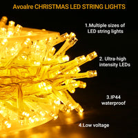 1 x RAW Customer Returns Avoalre Christmas Lights 100M 1000 LED, Outdoor Garland Lights with 8 Modes Memory Function Waterproof IP44 Christmas Decoration Light for Outdoor Indoor Christmas Tree Party Garden, Warm White - RRP €65.69