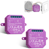 1 x RAW Customer Returns LoraTap 2-pack WiFi switch module Pro, with consumption meter, changeover switch, relay, 2300 W, 10 A, intelligent switch, Smart Life remote control, compatible with Google Home Alexa - RRP €32.99