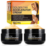 25 x Brand New Tanning Accelerator Cream 100g, Long-lasting Fast Tanning Cream, Effective in Sunbeds and Outdoors, Natural Tan Through Natural Ingredients 2PCS  - RRP €249.75