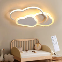 1 x RAW Customer Returns YUEEU Led ceiling light bedroom, children s room lamp ceiling 52CM cloud ceiling lamp children s lamp, dimmable cloud lamp with remote control, ceiling lights for children, baby room with night light function - RRP €85.56