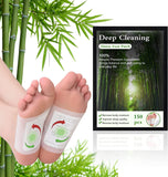 3 x Brand New Detox Foot Plasters Detoxification, Original Bamboo Vinegar Detox Foot Plasters Deep Cleansing Foot Pads Detoxification Plasters Detoxification Plasters Feet for Deep Sleep and Stress Relief 200pcs  - RRP €48.39