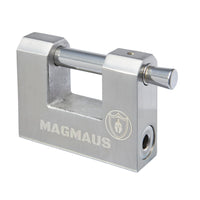 1 x RAW Customer Returns Magmaus RTL 70 Robust, weatherproof outdoor padlock with 3 keys Ideal for containers, sheds, chains, gates, garages - RRP €37.22