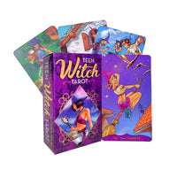 6 x Brand New Teen Witch Tarot Cards for Beginners - 78 Portable Tarot Decks with Instructions, Everyday English Tarot Cards for Party Games Card Games, Mysterious Gift for Boyfriend - RRP €59.28