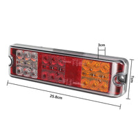 1 x RAW Customer Returns Trailer Tail Lights Kit, 12V 24V LED Trailer Lighting, Waterproof Tail Lights Indicator Brake Rear Reverse Reflector Lamp for Trailer, Truck, Caravan, Van, Tractor Super Bright Tail Lights - RRP €70.5