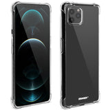 9 x Brand New Moozy Anti-Shock Silicone Case for iPhone 12, iPhone 12 Pro - Transparent Crystal Clear TPU Flexible Case Cover - RRP €88.47