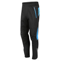 5 x RAW Customer Returns Gutbiker men s cycling trousers, long windproof sports trousers, reflective running trousers, cycling trousers, hiking trousers with fleece for outdoor sports, blue, 3XL - RRP €201.65