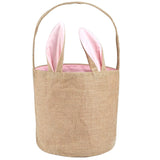 2 x RAW Customer Returns YGCHEN Easter bag jute bag rabbit children s Easter nests to fill Easter baskets gift bags candy bag with rabbit ears for Easter eggs, cookies, candies - RRP €30.22