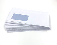 1 x RAW Customer Returns umschlag-discount - 100 envelopes with window, DIN long 220 x 110 mm, laser printable, business envelopes, window envelopes, fairly packaged in Berlin - RRP €11.09