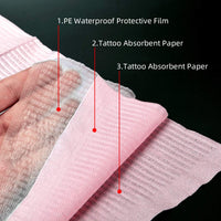 1 x RAW Customer Returns ATOMUS 20Pcs Disposable Leakproof Clean Tablecloths Waterproof Mat Under Carpet Beauty Salon Tattoo Pad Sheet Pink  - RRP €7.9