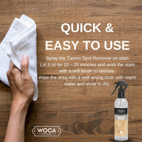 1 x RAW Customer Returns Woca tannic acid stain spray 0.25 liter spray bottle for oiled, waxed wooden surfaces made of oak - RRP €20.34