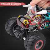 1 x RAW Customer Returns PREBOX Remote Control Monster Truck for Boys 8-12 - RC Bull Car Toys for Kids Ages 4-7, Birthday Gifts for Boys with Music and Lights - RRP €38.08