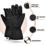 1 x RAW Customer Returns LUWATT Heated Gloves for Men and Women, Rechargeable Lithium Battery, 3 Temperature Levels, Electric Heating Gloves for Outdoor Sports, Skiing, Climbing, Hiking, Winter - RRP €45.37