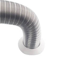 1 x RAW Customer Returns TYGERIX aluminium flexible hose ventilation hose 60 mm extendable up to 2.5 metres resistant up to 250 C more thickness and more resistance - RRP €20.56