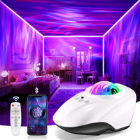 1 x RAW Customer Returns Starry sky projector for children, 8 white noise Bluetooth galaxy projector, 8 colors 4 brightness baby dimmable, LED starry sky projector - RRP €22.99