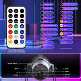 1 x RAW Customer Returns BETOPPER 180W RGB LED Spotlights with Remote Control DMX Par DJ Lights Disco Strobe Stage Head Light Effects Spotlight for Club Bar Wedding Halloween Party 1 Pack Energy Efficiency Class A  - RRP €89.99