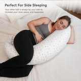 1 x RAW Customer Returns DancesCat Adjustable XXL Nursing Pillow, Versatile Oversized Positioning Pillow, Portabke Pregnancy Pillow for Baby and Adults, Side Sleeper Pillow with Washable Velvet Cover, Baby Nest - RRP €31.86