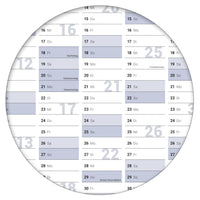 2 x RAW Customer Returns Gigatime Din A2 wall calendar 2025 annual planner 59.4 x 42.0 cm calendar 2025 in German folded wall planner, annual calendar, calendar for the year 2025 - RRP €12.08