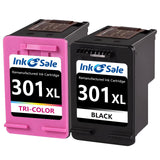 1 x RAW Customer Returns INK E-SALE 301XL printer cartridges multipack replacement for HP 301 printer cartridges black color for Envy 4500 5530 4504 4502 DeskJet 2540 1510 1000 1050 2050 2544 3050 1010 2549 OfficeJet 2620 4630 4632 - RRP €28.22