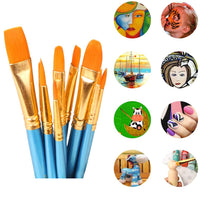 1 x Brand New BOBOZHONG painting supplies artist brushes, 10 pieces high-quality miniature brushes fine detail brushes for acrylic painting oil painting watercolor painting gouache painting face painting blue  - RRP €20.4