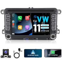 1 x RAW Customer Returns Car radio 1Din with Carplay Android Auto 7 inch touch-sensitive screen car radio stereo 1Din with Bluetooth hands-free system USB AUX SD FM reversing camera Mirror Link for iOS Android - RRP €76.63