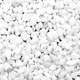 1 x RAW Customer Returns BELLE VOUS Decorative Stones White Pebbles Natural 3.6kg Bag - 1.2cm Mini Assorted Decorative Pebbles - Mixed River Gravel for Vase Fillers, Plant Pots, Landscaping, Aquariums, Home and Garden - RRP €23.99