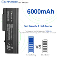 1 x RAW Customer Returns Exmate 6600mAh Laptop Battery HSTNN-UB68 HSTNN-UB69 HSTNN-IB68 HSTNN-IB69 TD06 TD09 for HP EliteBook 6930P 8440P 8440W HP ProBook 6440B 6445B 6450B 6455B 6540B 6545B 6550B 6555B HP Comp aq 6530B 6730B - RRP €32.41