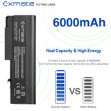 1 x RAW Customer Returns Exmate 6600mAh Laptop Battery HSTNN-UB68 HSTNN-UB69 HSTNN-IB68 HSTNN-IB69 TD06 TD09 for HP EliteBook 6930P 8440P 8440W HP ProBook 6440B 6445B 6450B 6455B 6540B 6545B 6550B 6555B HP Compaq 6530B 6730B - RRP €32.95