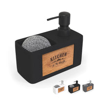 1 x RAW Customer Returns Black Kitchen Soap Dispenser - Kitchen Soap Dispenser - Kitchen Organizer - Kitchen Soap Dispenser - Sink Organizer - Kitchen Accessories - Fairy Dispenser - RRP €19.1