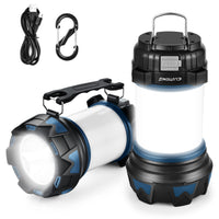 1 x RAW Customer Returns ELUTENG USB Rechargeable Camping Lamps, Waterproof LED Camping Light Lantern, 6 Mode Adjustable Flashlights, Rechargeable 4400AH with Perfect for Hiking, Fishing, Camping, Emergency - RRP €17.4