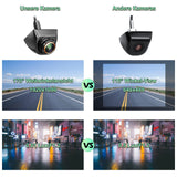 1 x RAW Customer Returns AHD 1080P rear view camera Only works with monitors and radio that support the AHD 1080P video signal, GreenAuto rear side view camera, adjustable fisheye lens - RRP €40.33