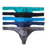 1 x Brand New Men s Comfortable Modal Briefs G-String Sexy Low Rise Thong Underwear 6 Pack Size X-Large, Thong 4 - RRP €27.6