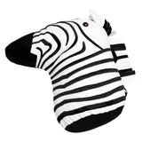 1 x Brand New Wisboey 3D Cute Animal Head Wall Hanging for Kids Room Animals Wall Sculpture - Zebra - RRP €19.2