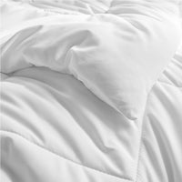 1 x RAW Customer Returns WAVVE Duvet 200x200 cm Winter Blanket Warm, Quilt Winter XL 450 GSM Microfiber Duvet 200x200cm, Soft Cuddly Quilted Duvet White 200 x 200 1800g Filling  - RRP €43.36