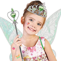 9 x Brand New Fairy Wings Green Tinker Costume Fairy Wings Women Children Elf Wings Butterfly Wings Adult Glitter Fairy Wings Costume Women Halloween Carnival Fairy Wings 60 x 48 cm  - RRP €126.9