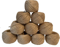 1 x RAW Customer Returns ViaForest 10x100 m jute cord natural for garden plants crafts parcel cord - RRP €18.14