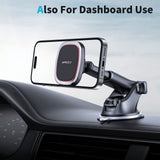 1 x RAW Customer Returns APPS2Car mobile phone holder car magnet, mobile phone magnetic holder car 6 strong magnets, adjustable dashboard magnet mobile phone holder for the car, strong suction phone holder for iPhone, Samsung, Geogle etc - RRP €16.99