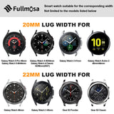 1 x RAW Customer Returns Fullmosa 12 colors watch strap 24 22 20 18 16 14mm, Axus leather strap smart watch replacement band for Samsung Galaxy Watch 42mm Huawei gt2 Garmin vivoactive 4s, black 18mm - RRP €20.08