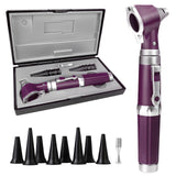 1 x RAW Customer Returns Scian Otoscope with Light - Ear Infection Detector and Bag Ear Scope - Includes Hard Plastic Case - Suitable for Children, Adults, Doctors, Pets - Available in Multiple Colors Purple  - RRP €41.09